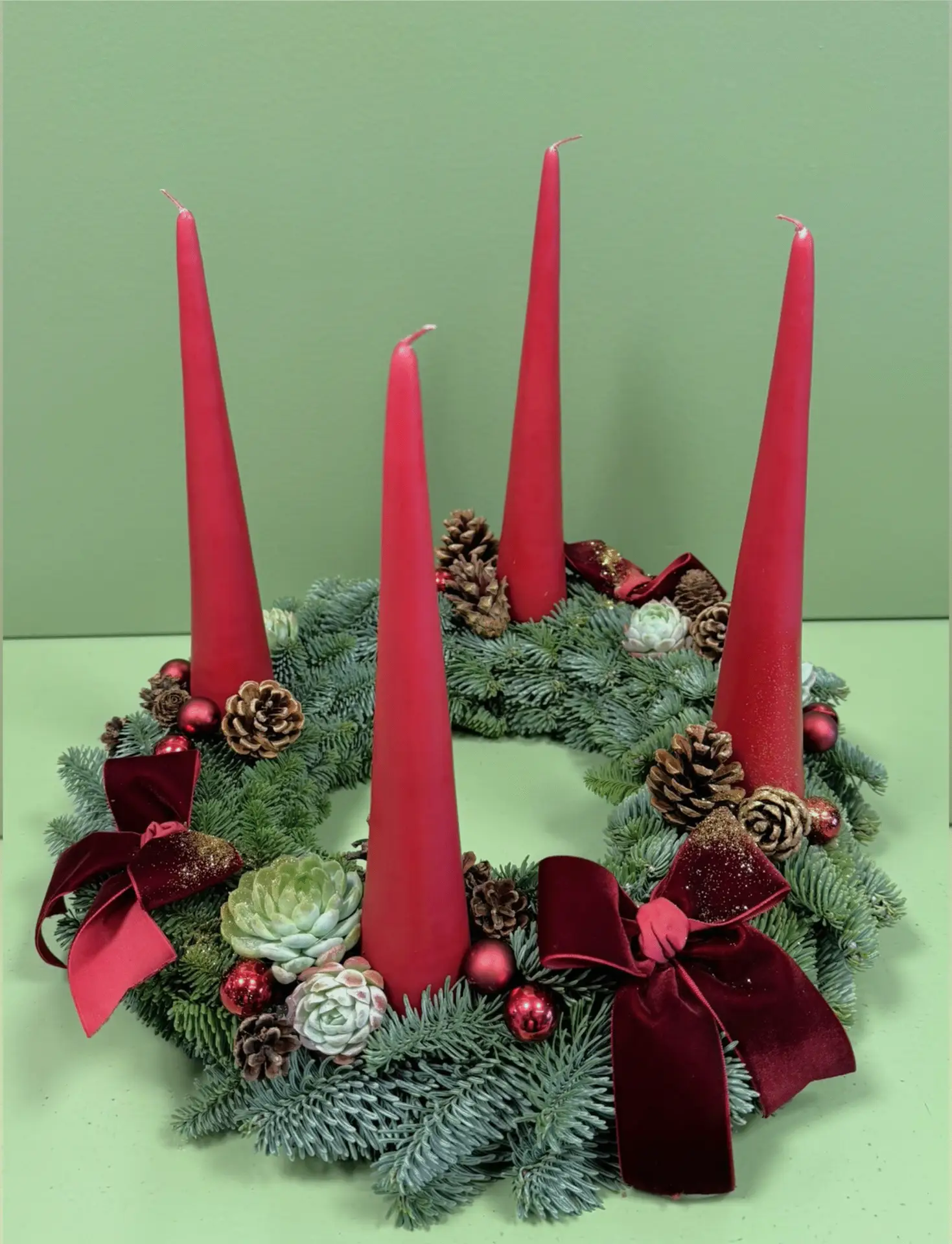 Adventsdekoration fra Blomstertorvet