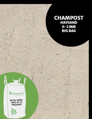 CHAMPOST Havsand 0-2 mm 1 ton