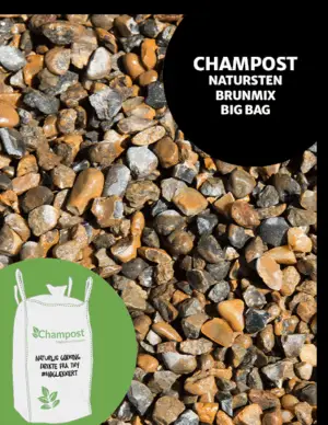 CHAMPOST Natursten brunmix 1 ton