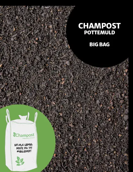 Pottemuld fra Champost
