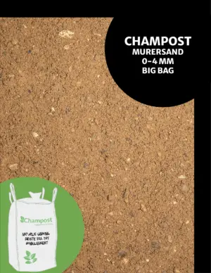CHAMPOST Murersand 0-4 mm 1 ton