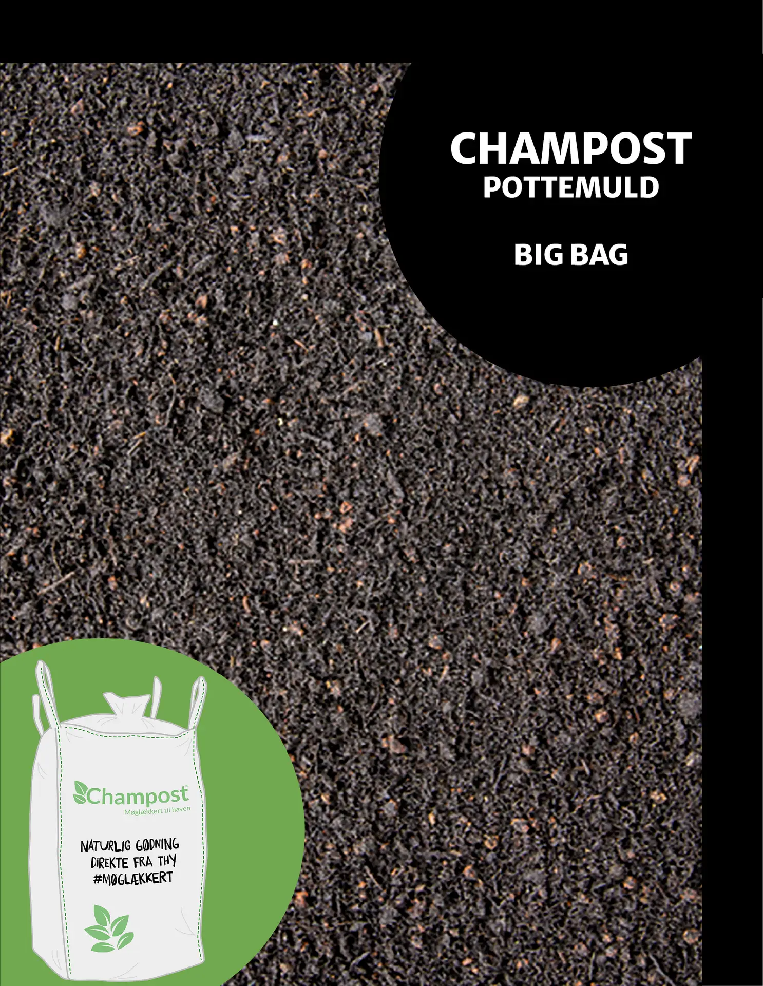 Pottemuld fra Champost