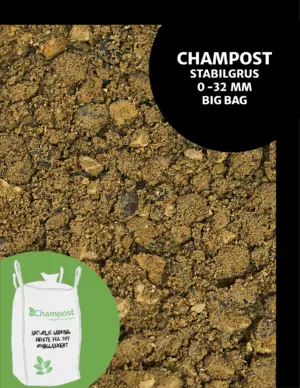 CHAMPOST Stabilgrus 0-32 mm 1 ton