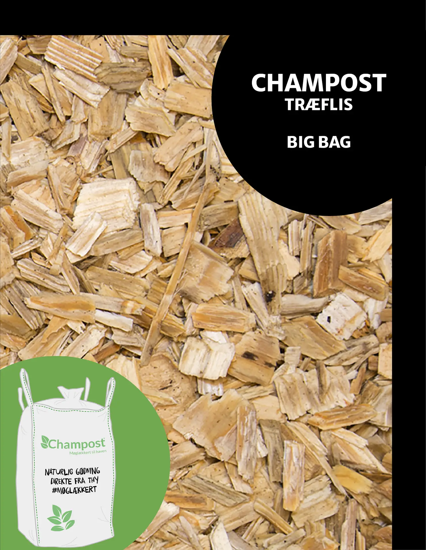 Træflis fra Champost